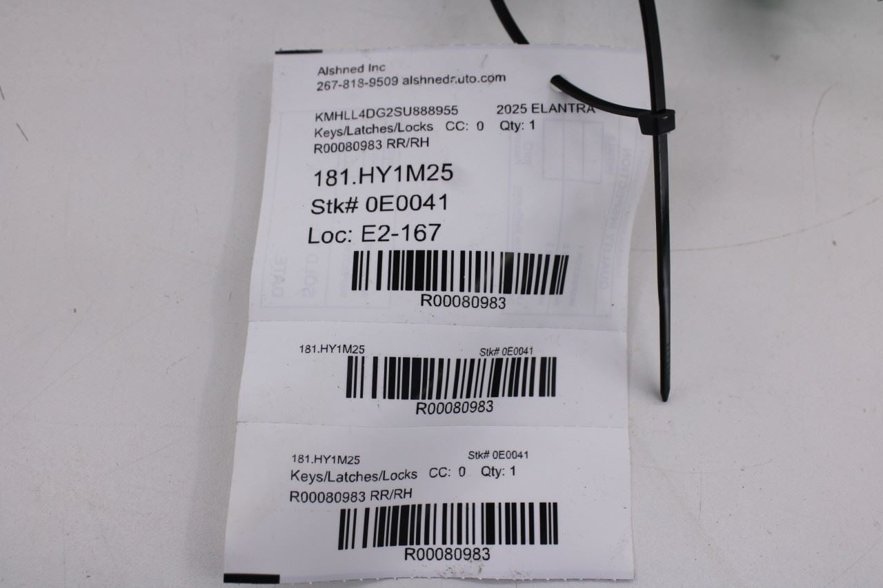 2021-2026 Hyundai Elantra SE Rear Right Passenger Side Door Lock Latch Actuator12
