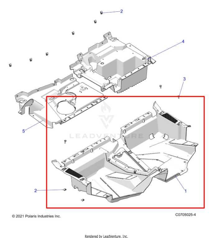 2024-2025 Polaris RZR XP 1000 Ultimate Front Floor Pan 2638280-070 OEM - Alshned Auto Parts