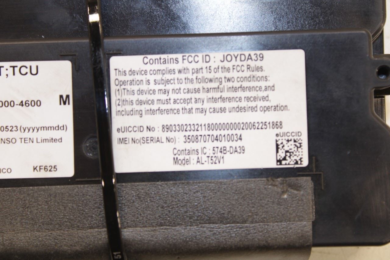 2024-2025 Mazda CX-30 2.5 S Data Telematics Communication Control Module - Alshned Auto Parts