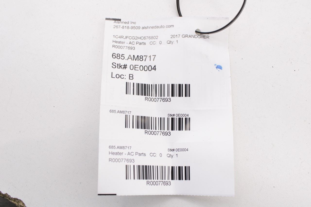14-21 Jeep Grand Cherokee HVAC Blend Door Actuator Set 5 w Blower Motor Resistor - Alshned Auto Parts