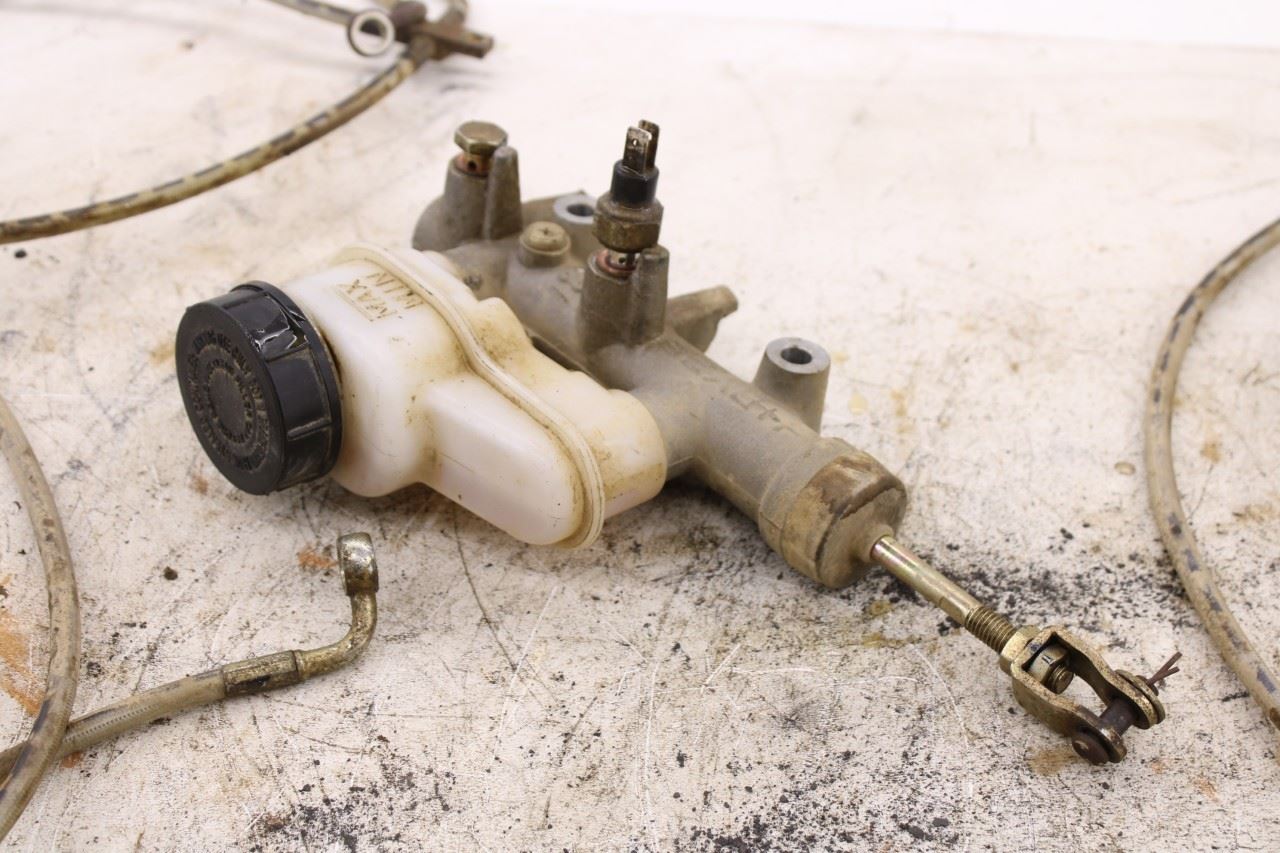 14-20 Arctic Cat Wildcat Trail 700 Brake Master Cylinder w/ Brake Cable Line Set - Alshned Auto Parts