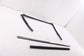 2010-20 Dodge Grand Caravan SXT Rear Left Door Window Run Channel Trim Belt Set9