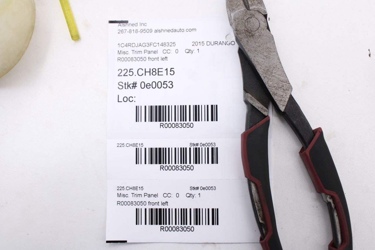 2011-2015 Dodge Durango SXT Front Left A-Pillar Molding Interior Trim 1GG51HDAAE11