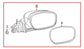 20-23 Dodge Charger GT AWD Passenger Right Side Rear View Mirror 6WA42DX8AA OEM - Alshned Auto Parts
