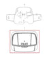 11-20 Dodge Durango SXT Front Center Interior Roof Overhead Console 1UC591DAAF1