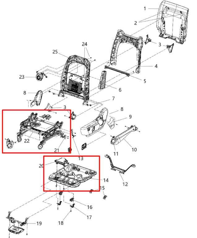 11-22 Jeep Grand Cherokee Limited Front Left Side Seat Lower Track Frame *ReaD* - Alshned Auto Parts