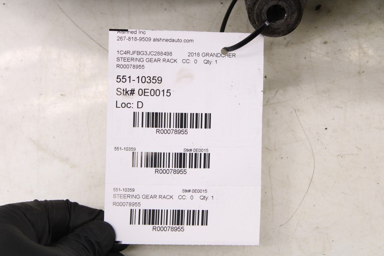 2016-21 Jeep Grand Cherokee Limited 4WD Power Steering Gear Rack and Pinion 73K - Alshned Auto Parts