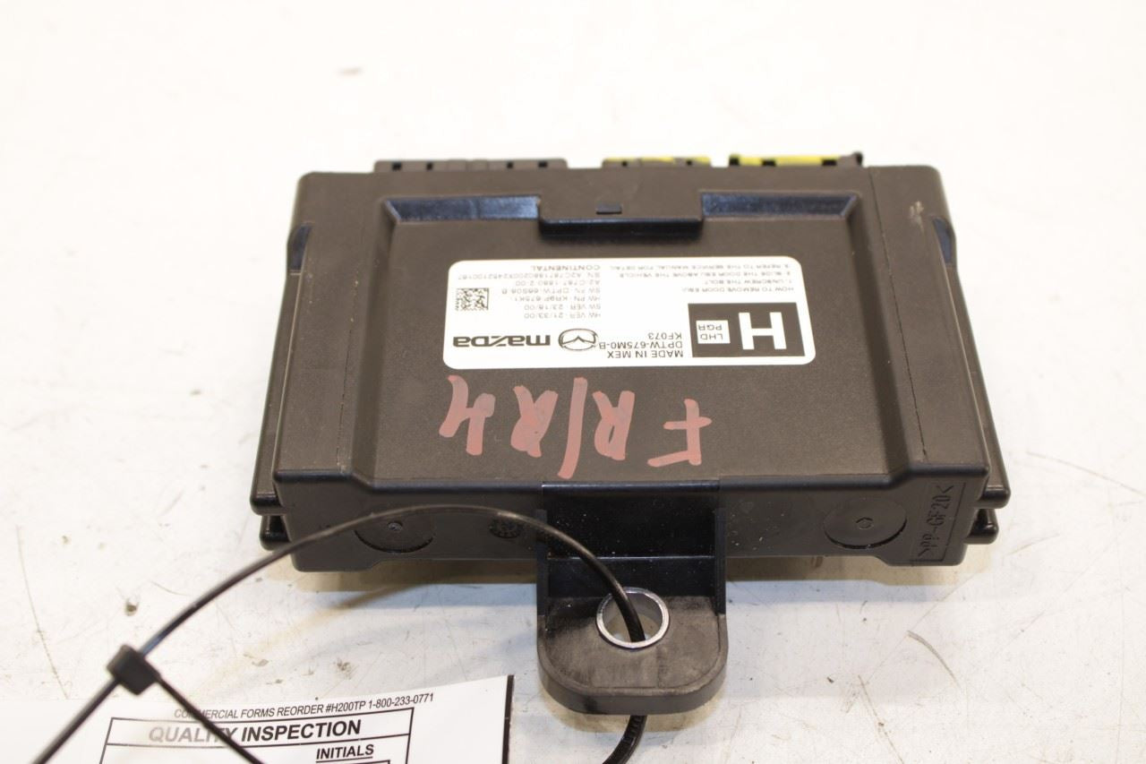 2024-2025 Mazda CX-30 2.5 S Front Right Electric Power Supply Control Module - Alshned Auto Parts