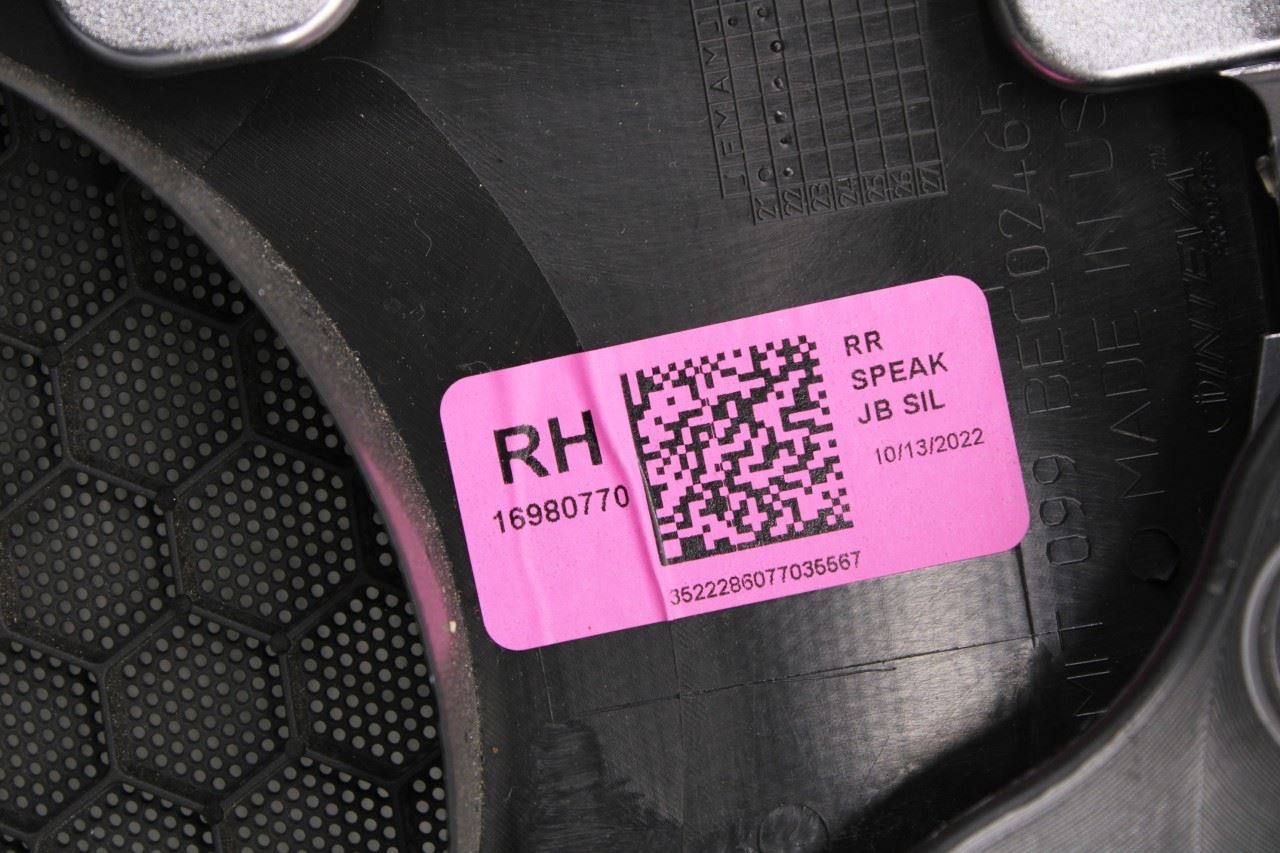 2022-2024 Chevrolet Silverado LT-L Crew Cab Rear Right Door Trim Panel 87849817 - Alshned Auto Parts