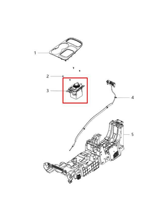 2014-17 Dodge Durango SXT 3.6L AWD Automatic Transmission Gear Shifter Selector - Alshned Auto Parts