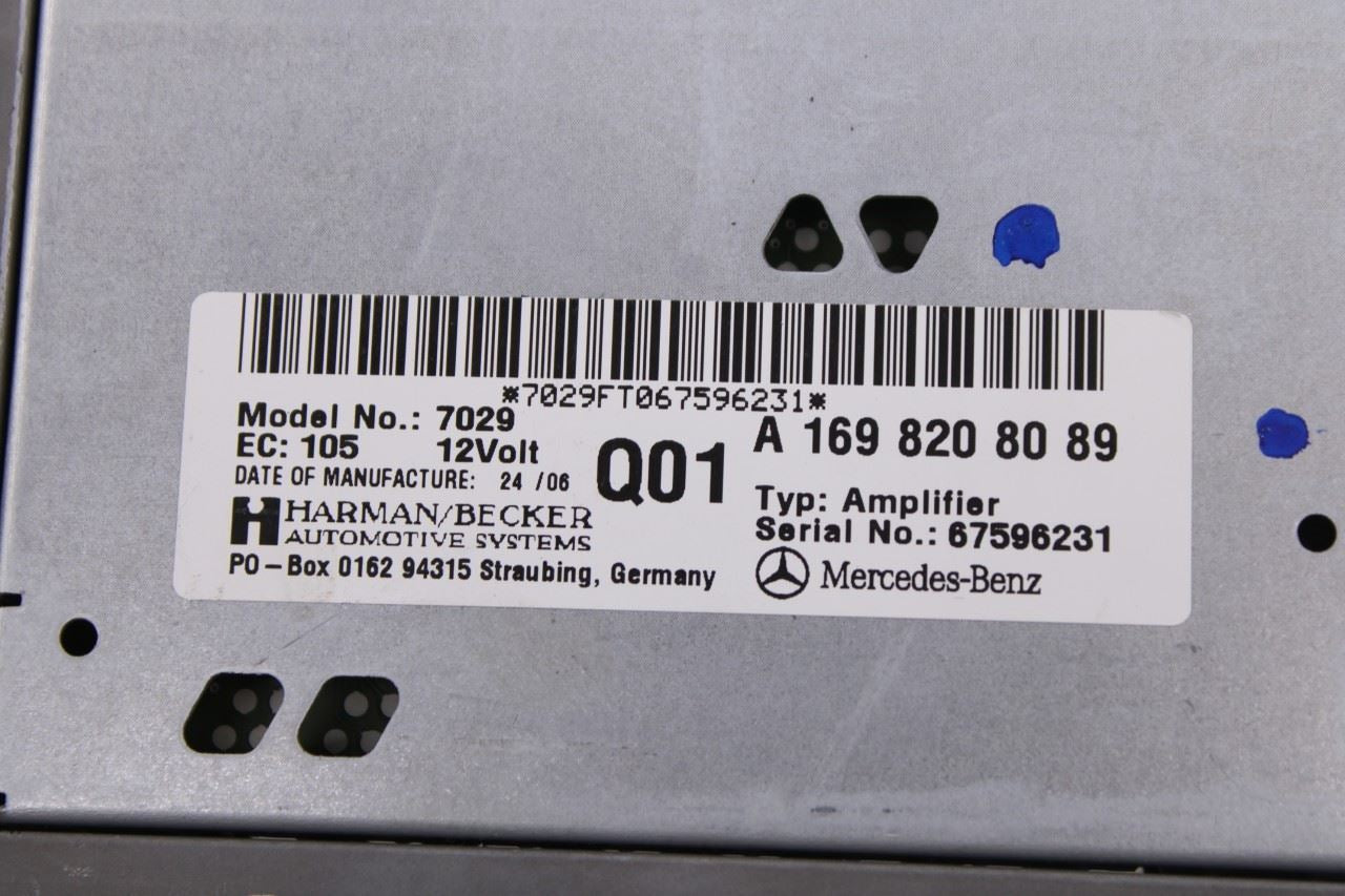06-09 Mercedes-Benz CLK 350 Harman Sound System Amplifier Amp 1698208089 *ReaD*7