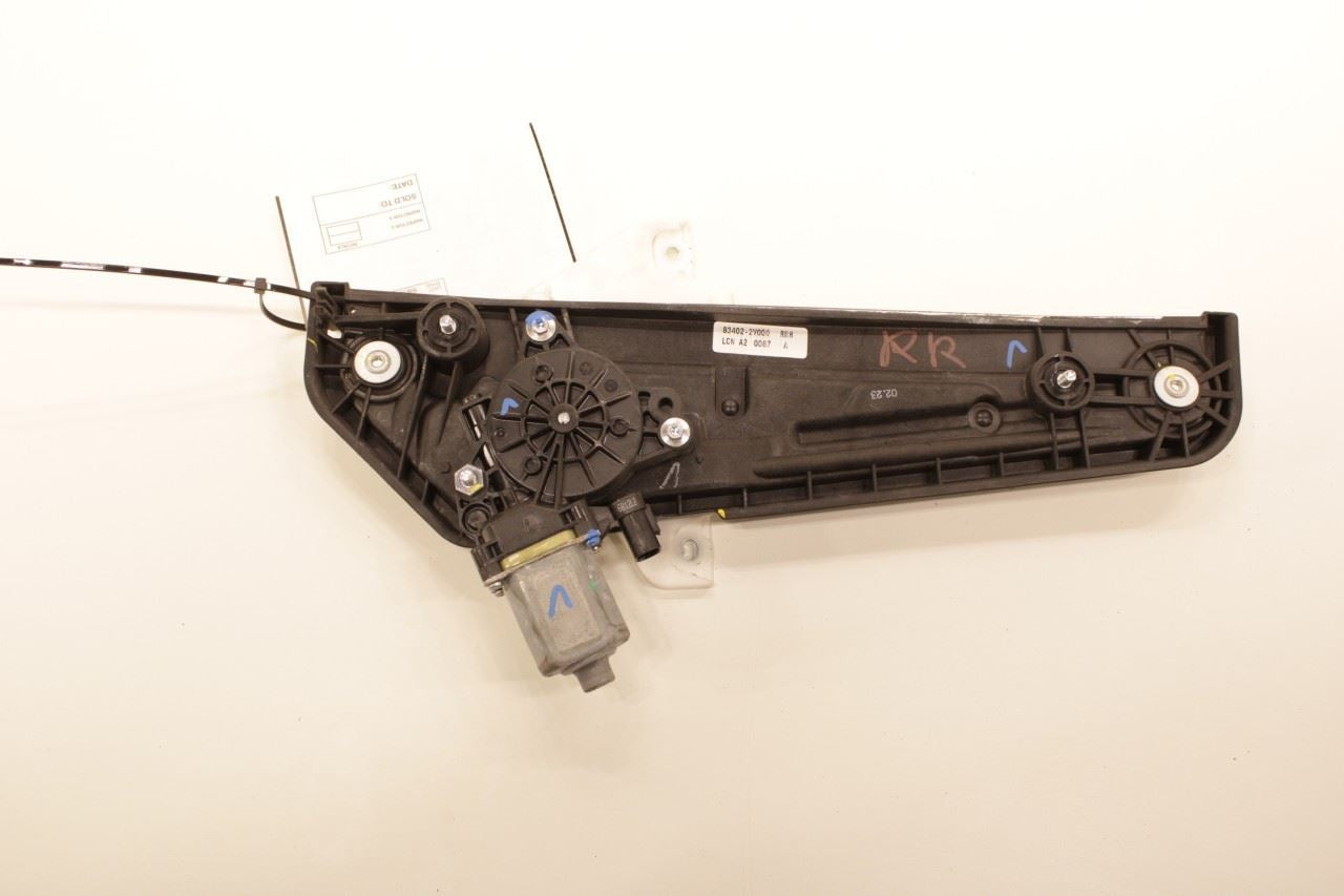 2011-2017 Hyundai Veloster Turbo Rear Right Side Door Window Regulator w/ Motor - Alshned Auto Parts