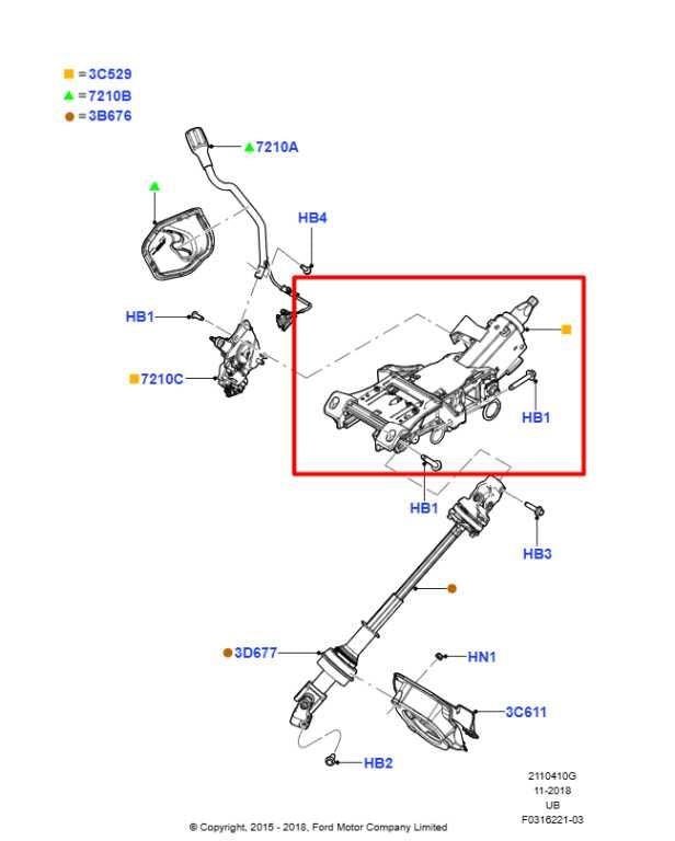2013-2019 Ford Explorer Police 3.5L Steering Column Assembly DB53-3C529-PN OEM - Alshned Auto Parts