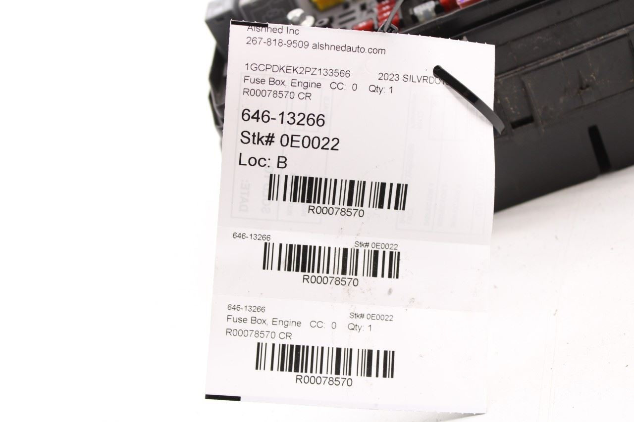 2023-24 Chevrolet Silverado LT-L 2.7L 4WD Engine Fuse Relay Junction Box *ReaD* - Alshned Auto Parts