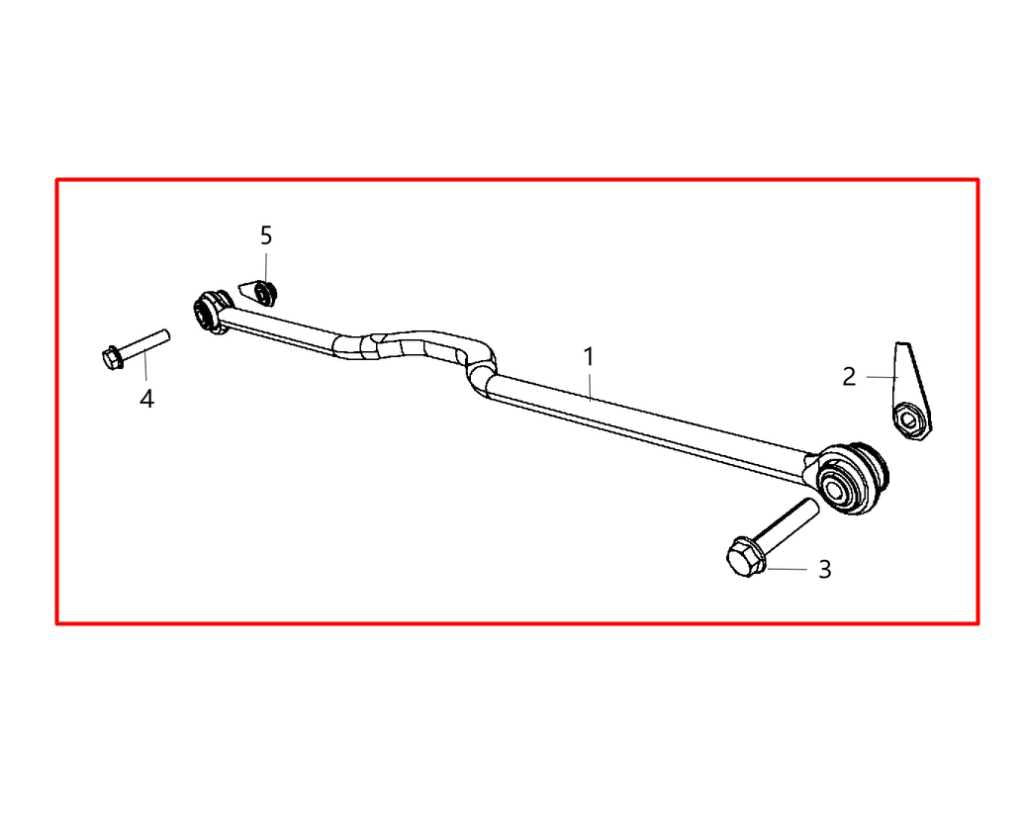 07-18 Jeep Wrangler Sport 2dr 3.6L 4WD Rear Suspension Track Bar 52060024AE OEM - Alshned Auto Parts
