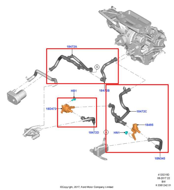 18-21 Ford EcoSport SE 1.0L Engine HVAC Coolant Auxiliary Water Pump w/ Hose Set - Alshned Auto Parts
