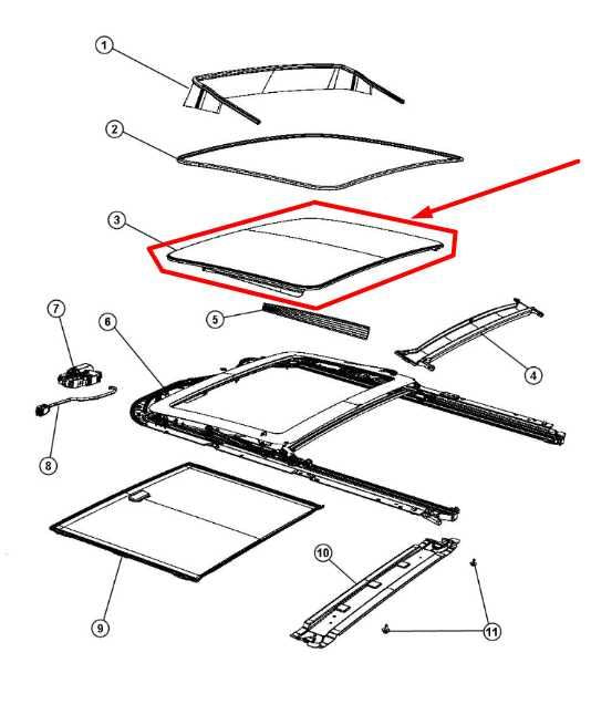 2011-2021 Jeep Grand Cherokee Limited Roof Sunroof Window Glass 68082476AB OEM - Alshned Auto Parts