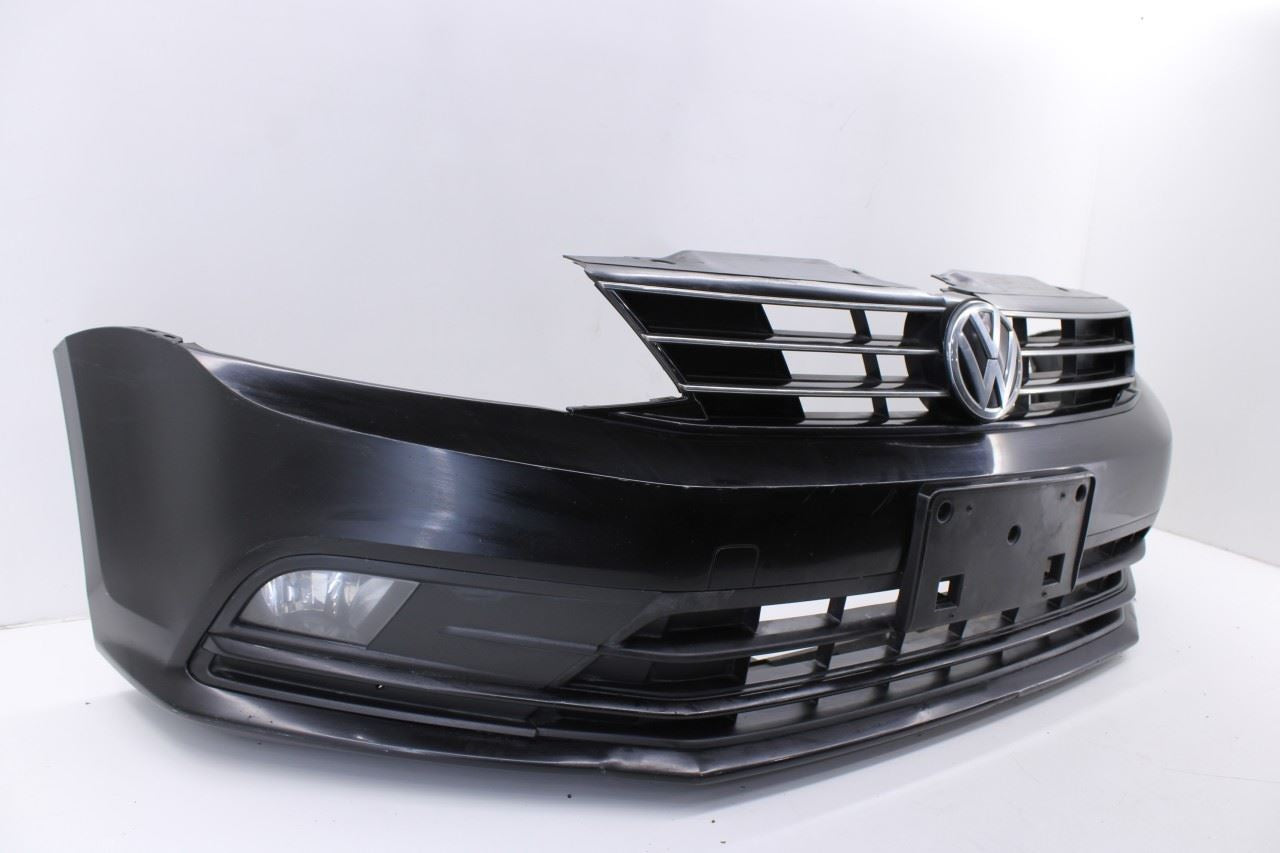 15-18 Volkswagen Jetta Sport Front Bumper Cover w Radiator Grille 5C6807217AGGRU - Alshned Auto Parts