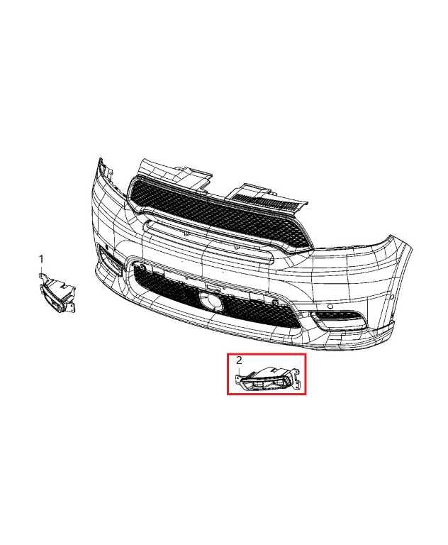 2018-23 Dodge Durango Front Left Side Fog Light Lamp Assembly 68275511AC *ReaD*1
