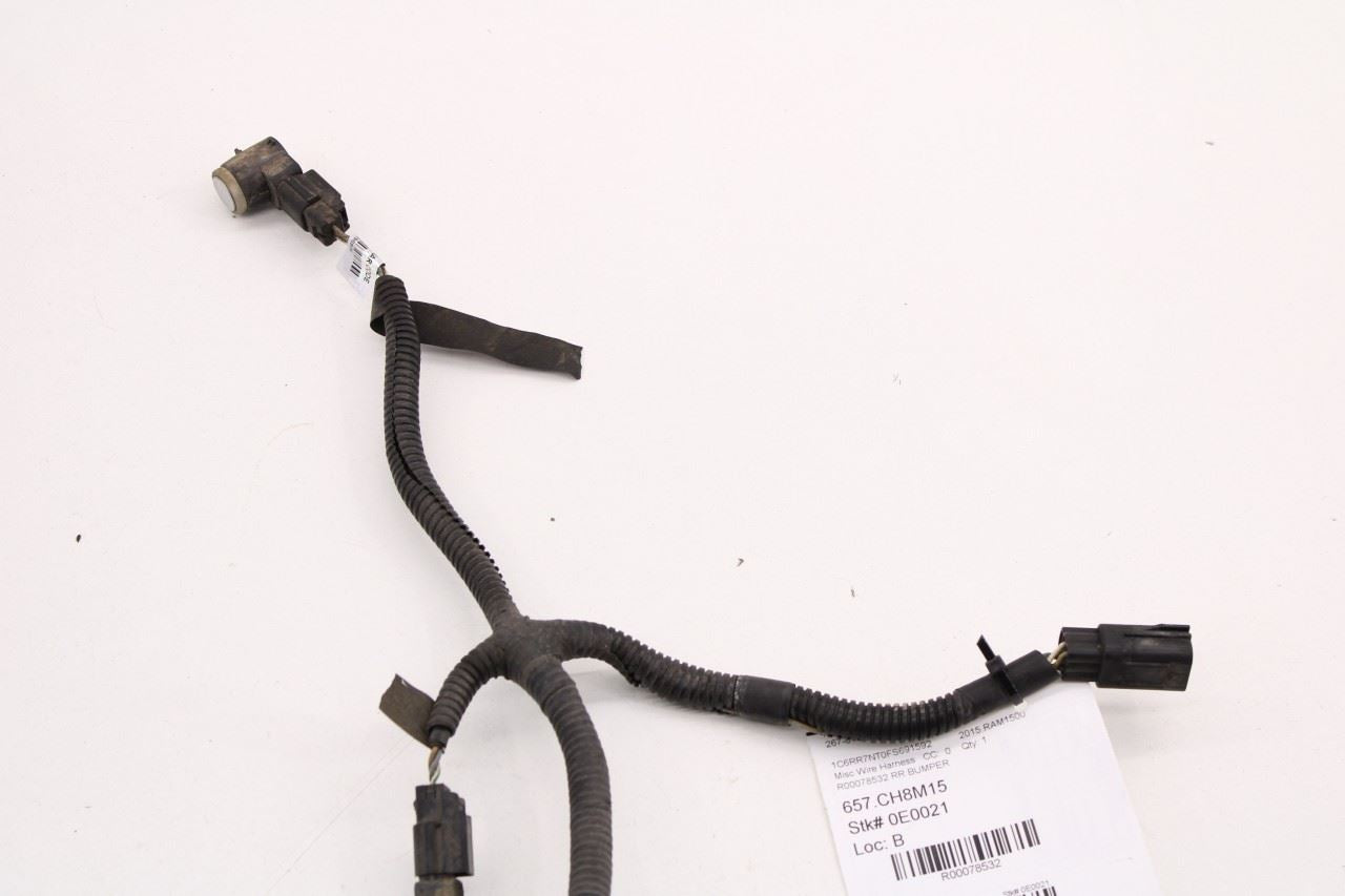 2011-2018 Ram 1500 2500 3500 Rear Bumper Wire Harness w/ Park Sensors 68031820AA - Alshned Auto Parts