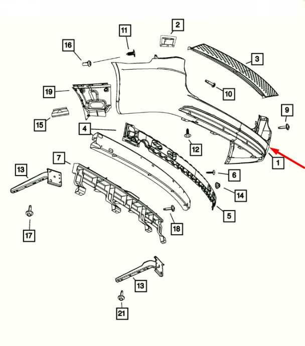 2011-2020 Dodge Grand Caravan SXT Rear Bumper Cover 68125724AC OEM *ReaD* - Alshned Auto Parts