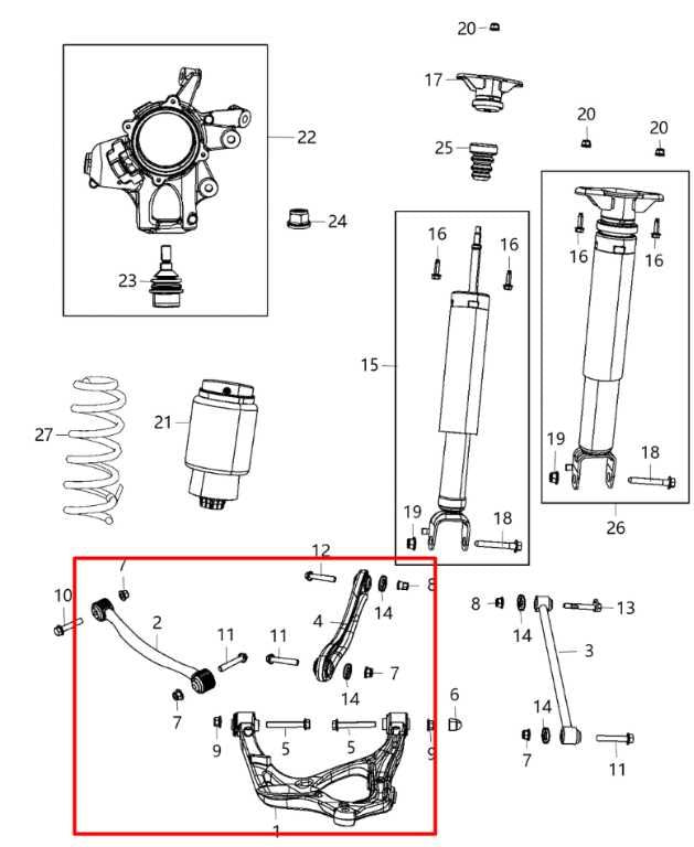 15-22 Jeep Grand Cherokee Summit 4WD Rear Left Side Control Arm Set of 3 *ReaD* - Alshned Auto Parts