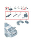 2011-26 Volkswagen Jetta SE 1.5L Lift Jack and Tool Kit w/ Foam Holder Container - Alshned Auto Parts