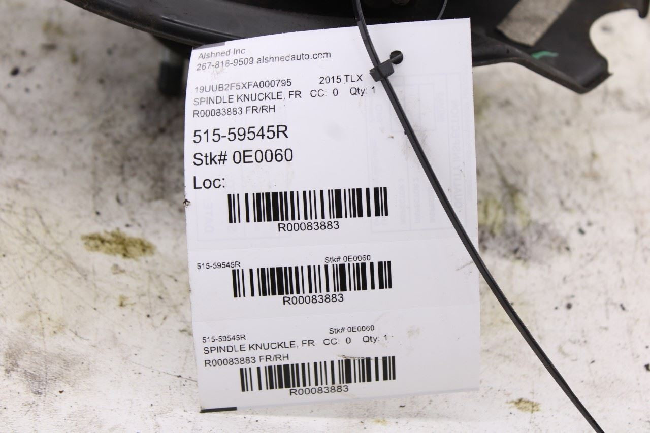 2015-2020 Acura TLX Tech Front Right Side Spindle Knuckle Hub 51210-TZ3-A00 OEM13