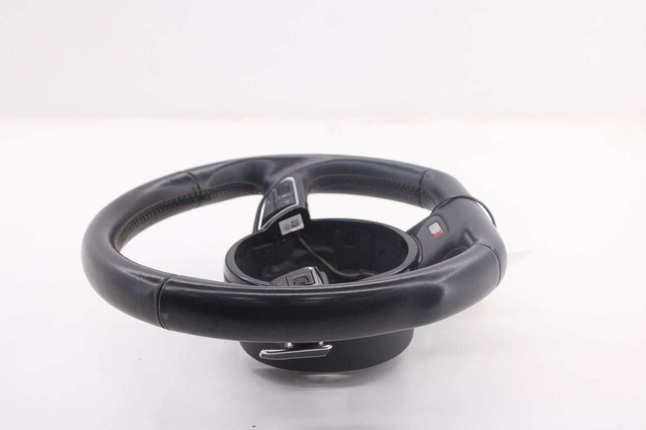 2013-14 Audi S4 Premium Plus 3.0L AWD Steering Wheel Leather w/ Control Buttons - Alshned Auto Parts