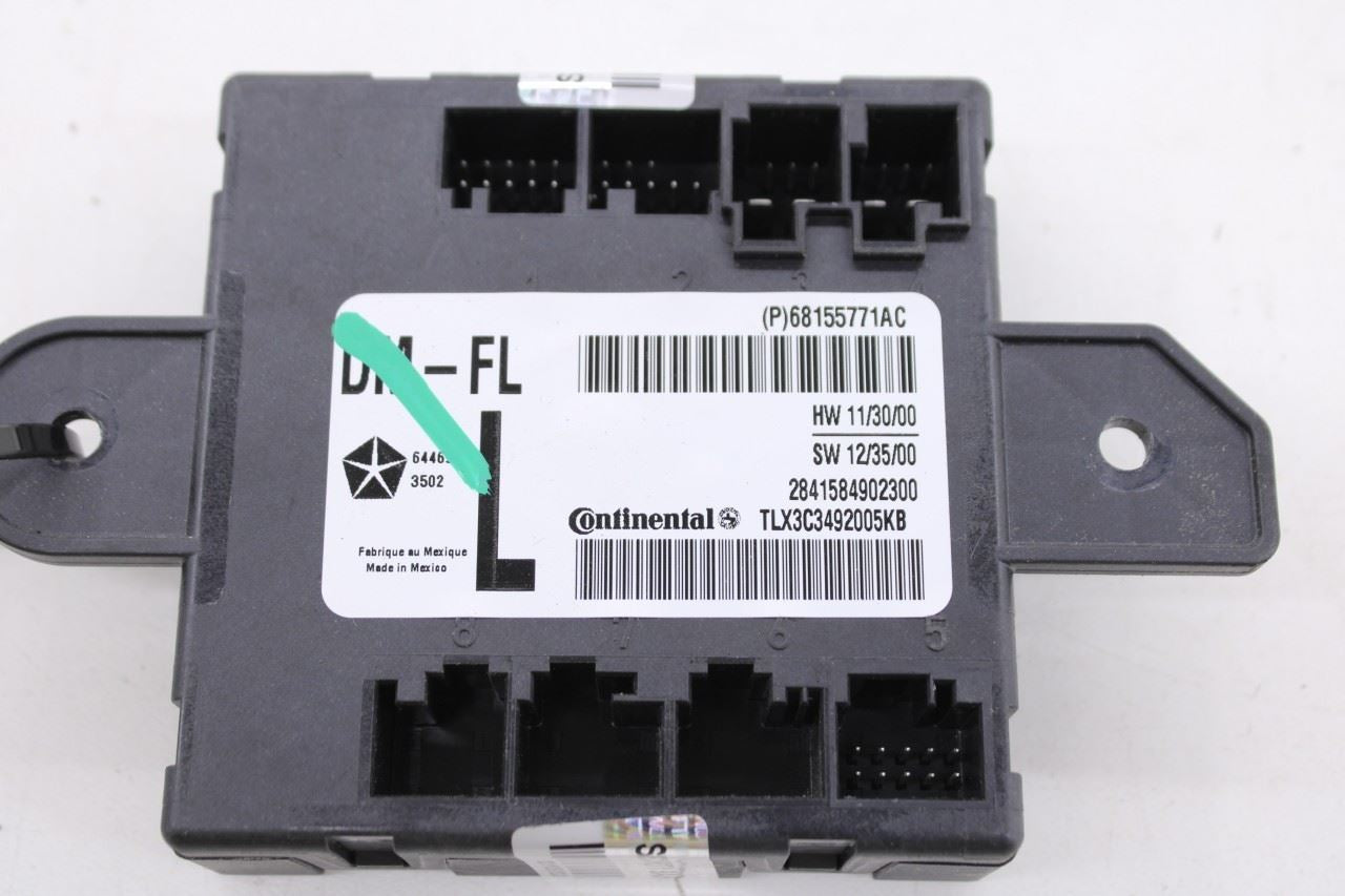 2014 Jeep Grand Cherokee Limited Front Left Door Control Module 68155771AC OEM0