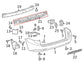 2011-2020 Toyota Sienna LE Rear Bumper Impact Energy Absorber 52615-08031 OEM - Alshned Auto Parts