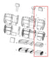18-23 Jeep Wrangler Unlimited JL Rear Driver LH Side 2nd Row Seat Full Complete3