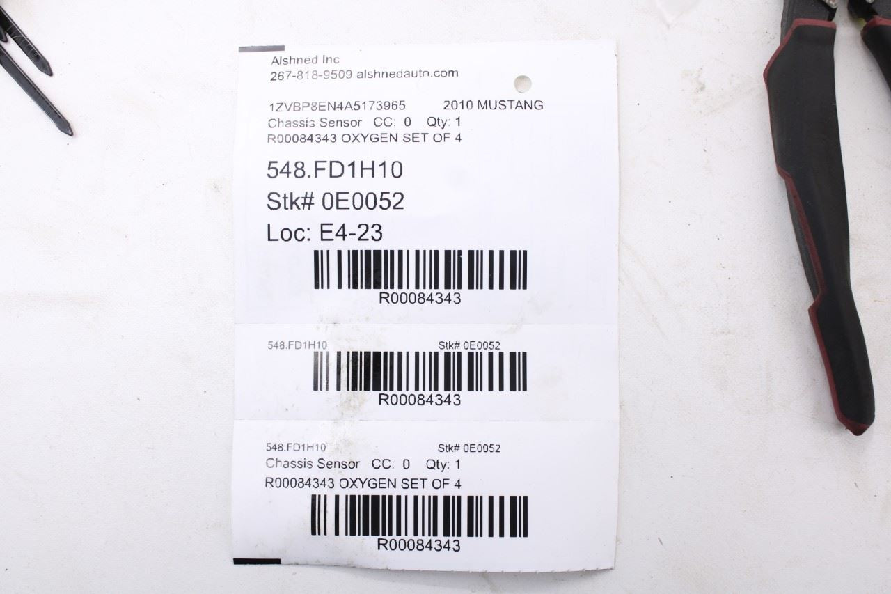 1994-2010 Ford Mustang Conv V6 4.0L Oxygen Sensor Set of 4 5W6Z-9G444-AA OEM10