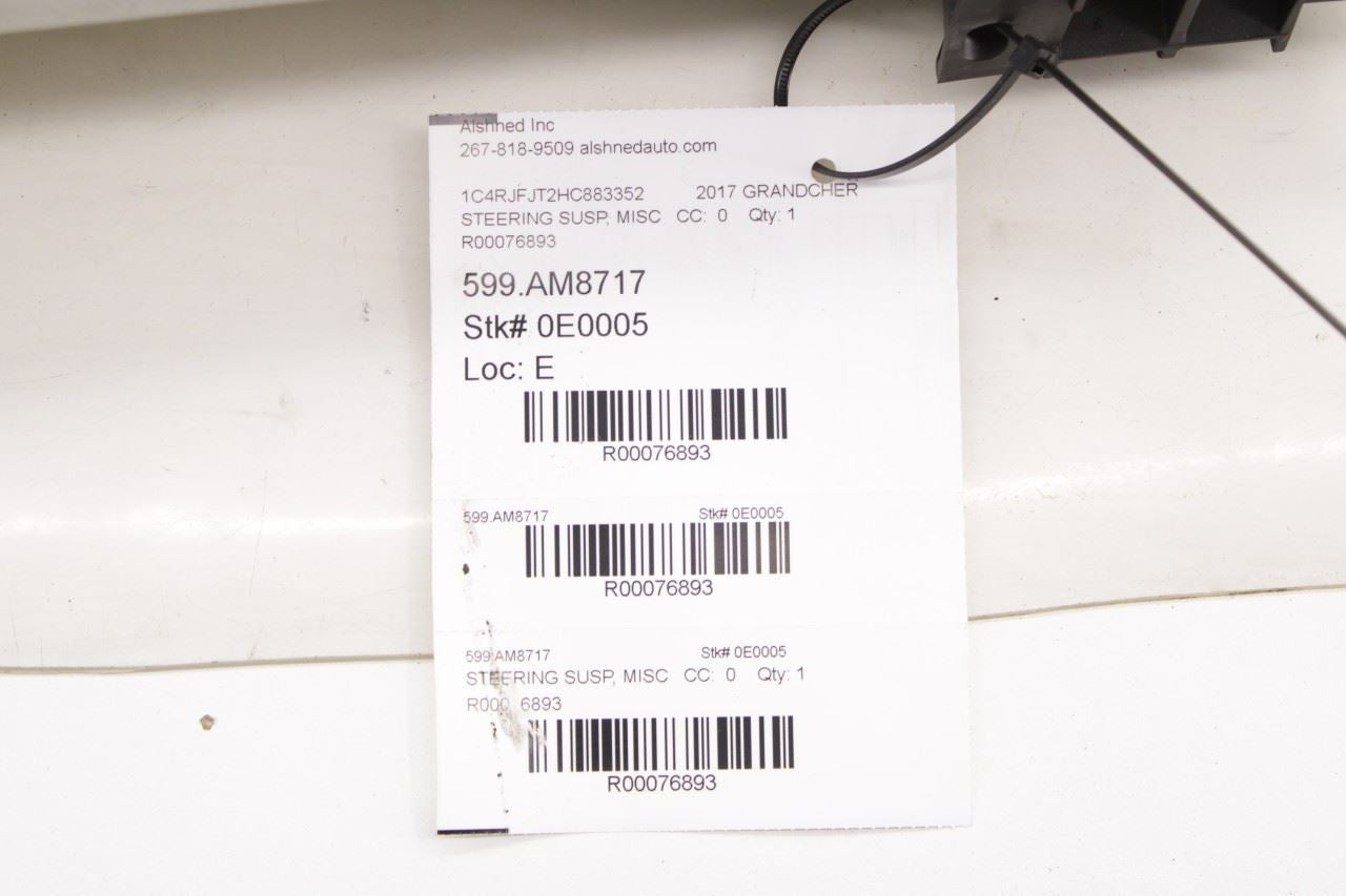 2011-22 Jeep Grand Cherokee Summit 5.7L 4WD Front Air Suspension Reservoir Tank - Alshned Auto Parts