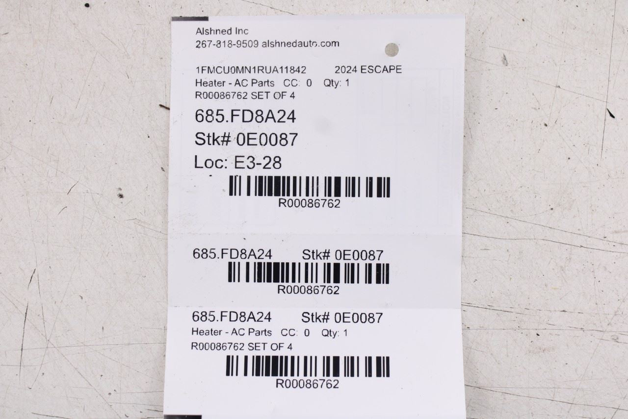 2020-26 Ford Escape ST HVAC Blend Door Actuator Motor Set of 4 PZ1Z-19E616-K OEM - Alshned Auto Parts