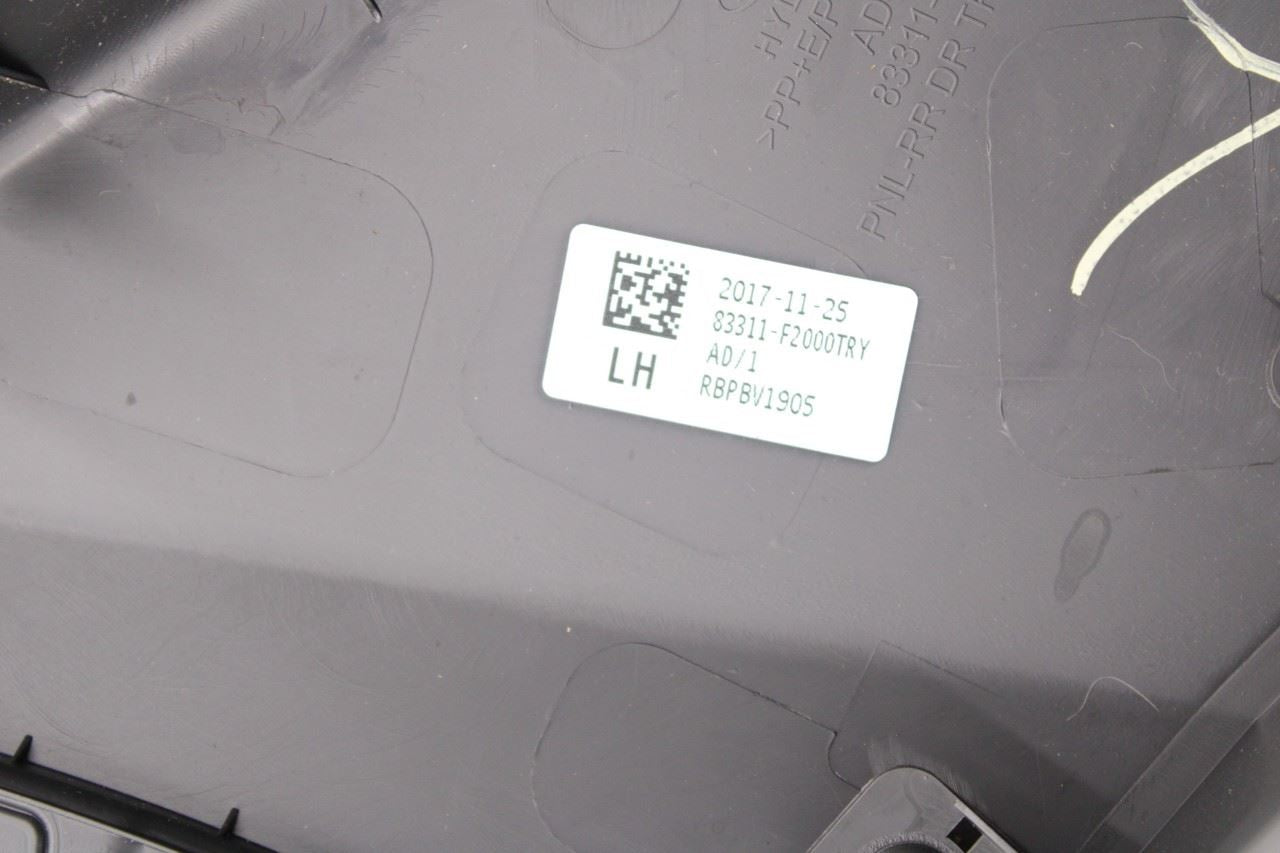 2016-18 Hyundai Elantra Value Edition Rear Left Door Trim Panel 83305-F2040-UTH - Alshned Auto Parts