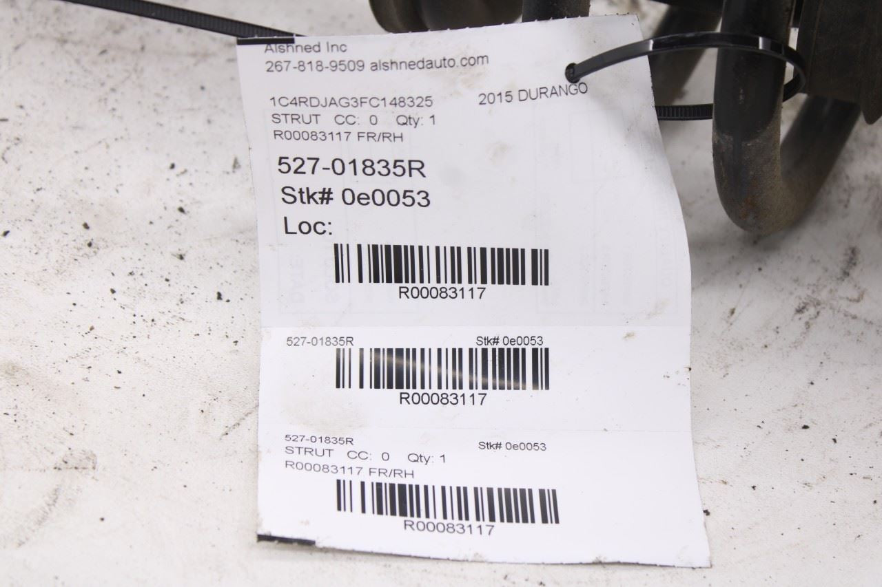 2011-2015 Dodge Durango SXT AWD Front Passenger Right Side Shock Strut Absorber - Alshned Auto Parts