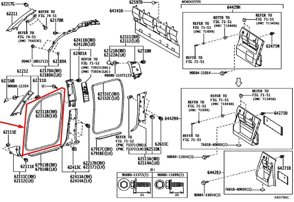 2016-2023 Toyota Tacoma Limited Double Cab Front Right Door Weatherstrip On Body - Alshned Auto Parts