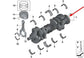 2010-2015 BMW 750i xDrive 4.4L Twin Turbo Engine Motor Crankshaft 7616597 OEM1