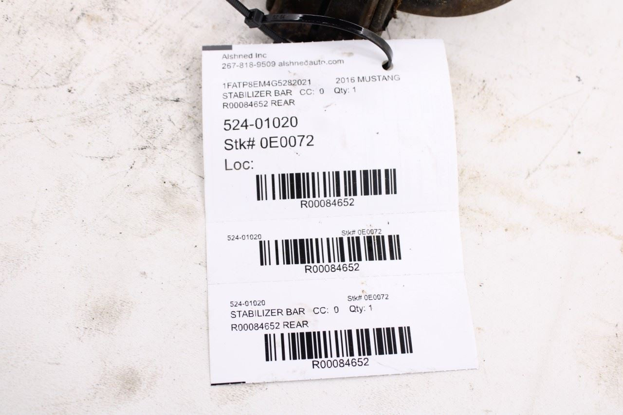 2015-26 Ford Mustang Conv V6 RWD Rear Stabilizer Sway Anti-Roll Bar FR3Z-5A772-A16