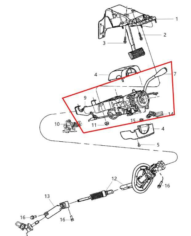 2014-2024 Ram 1500 Classic Express Quad Cab 5.7L 4WD Steering Column Assembly1
