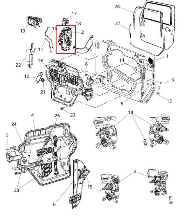 07-17 Jeep Wrangler Unlimited Sport Front Right Door Lock Latch Actuator *ReaD* - Alshned Auto Parts
