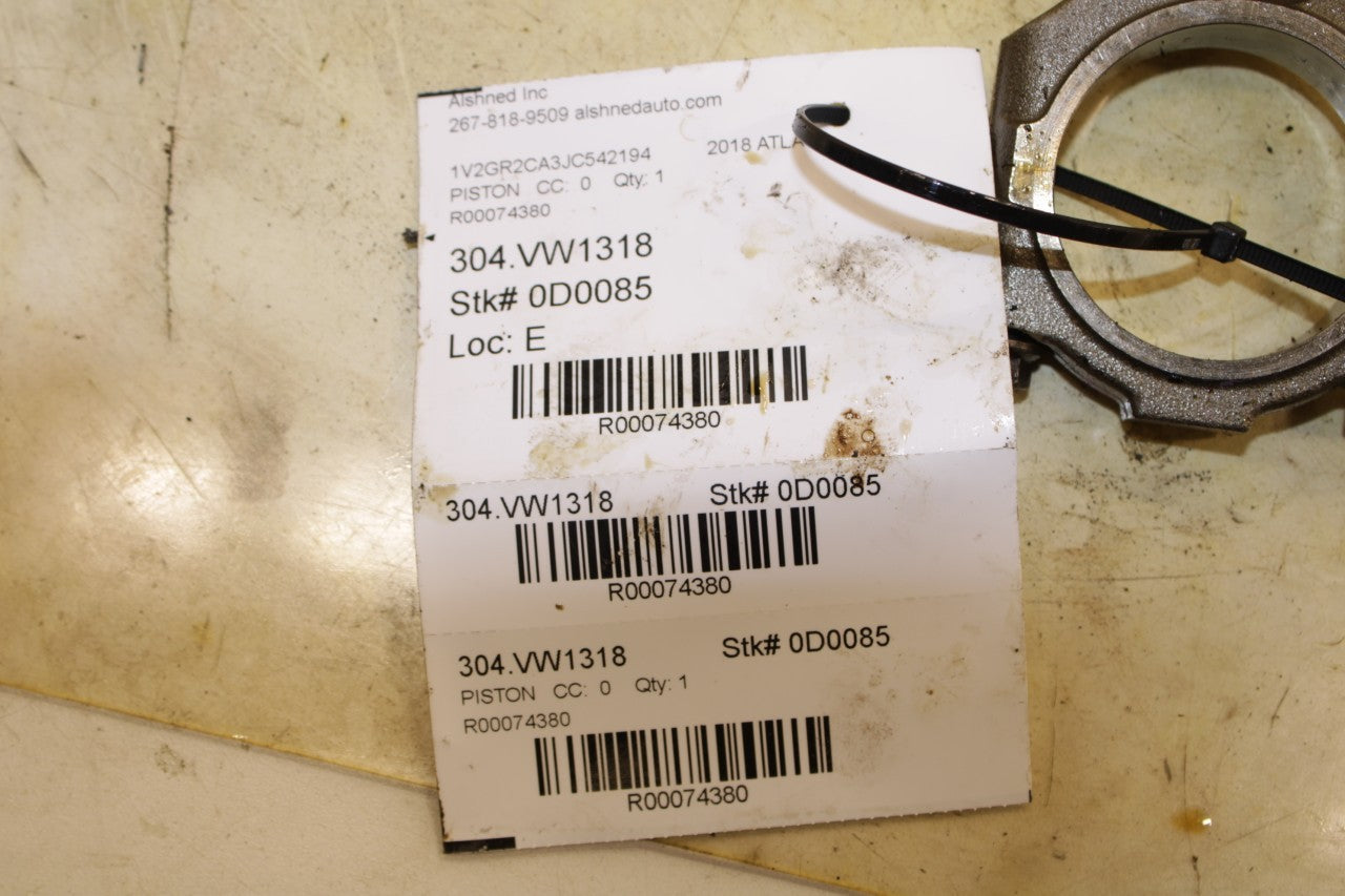 2018-23 Volkswagen Atlas S 3.6L Engine Piston No 4 w/ Connecting Rod 03H107066CD - Alshned Auto Parts