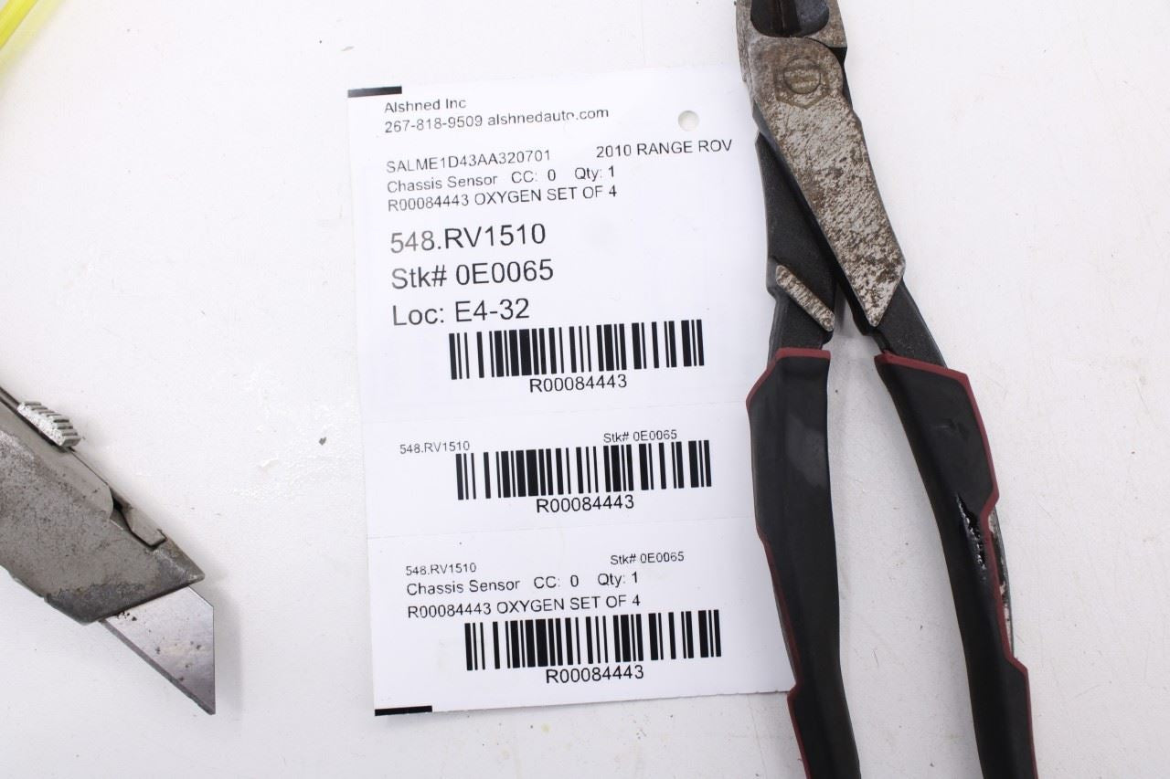 2010-2012 Land Rover Range Rover HSE 5.0L Front and Rear Oxygen Sensors LR01171014