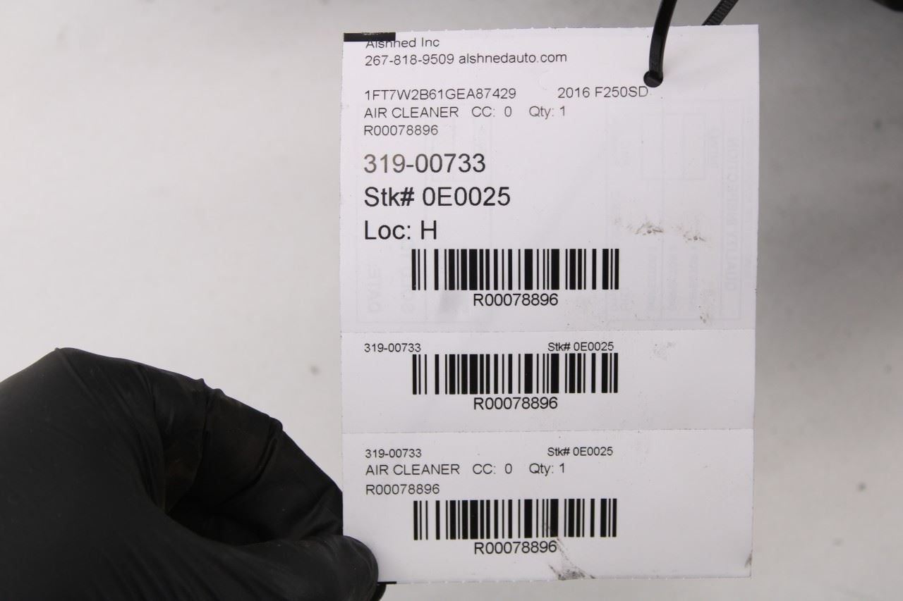 11-16 Ford F250 Lariat 6.2L Air Intake Cleaner w/ Radiator Overflow Tank Bottle - Alshned Auto Parts