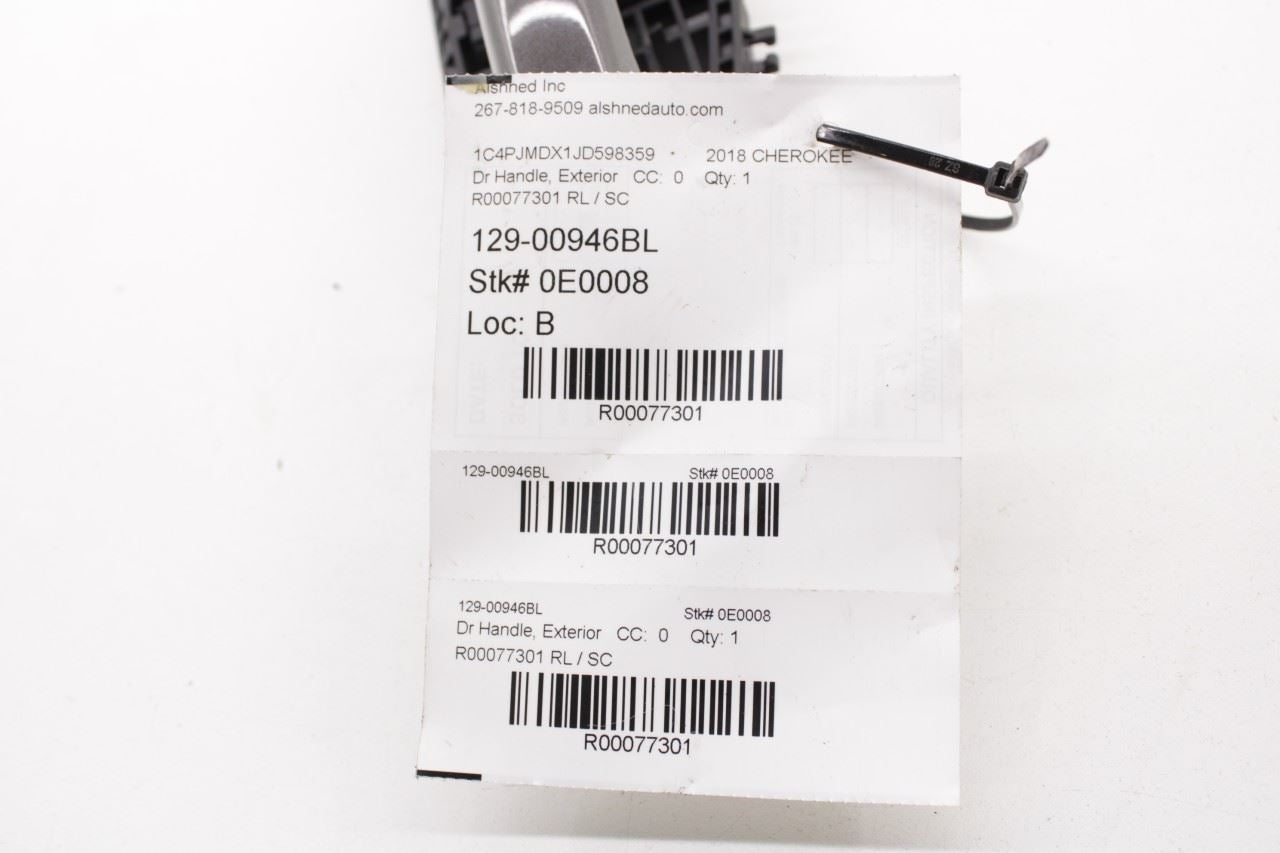14-23 Jeep Cherokee Limited 4WD Rear Driver LH Side Door Exterior Handle *ReaD* - Alshned Auto Parts