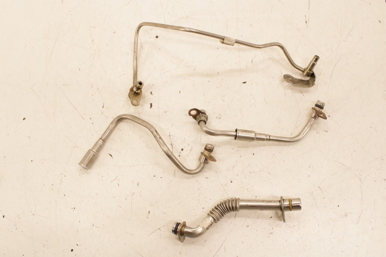 22-26 Ford Expedition MAX XLT 3.5L Turbocharger Right Inlet Outlet Line Pipe Set - Alshned Auto Parts
