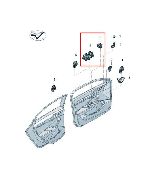 21-25 Volkswagen Jetta SE Front LH Master Power Window Switch and Mirror Switch - Alshned Auto Parts