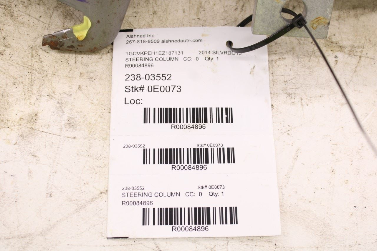 14-19 Chevrolet Silverado 1500 Work Truck 2WT 4.3L 4WD Steering Column Assembly - Alshned Auto Parts
