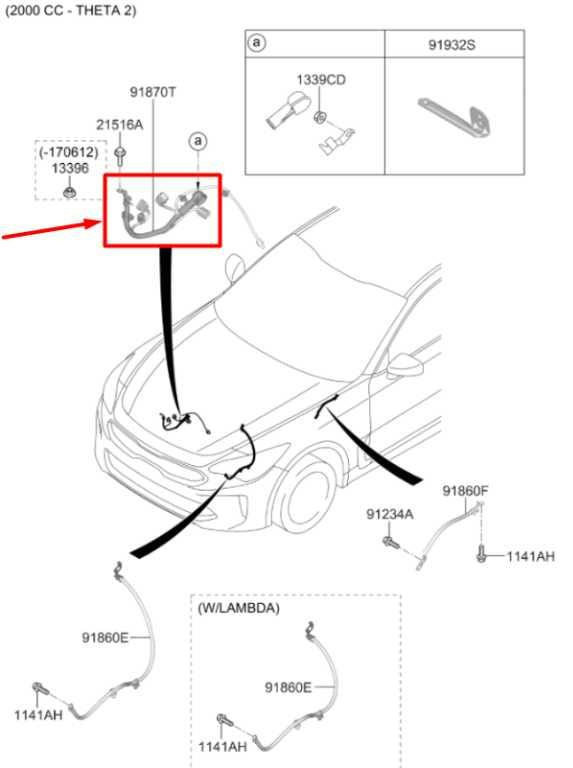 2018-2023 Kia Stinger GT2 AWD Alternator Battery Wire Harness 91870-J5011 OEM - Alshned Auto Parts